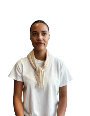 Cashmere Bandana in Oat