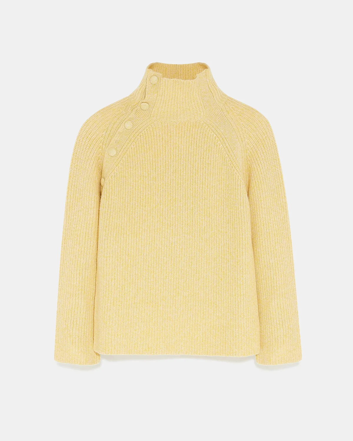 Cashmere funnel neck jumper