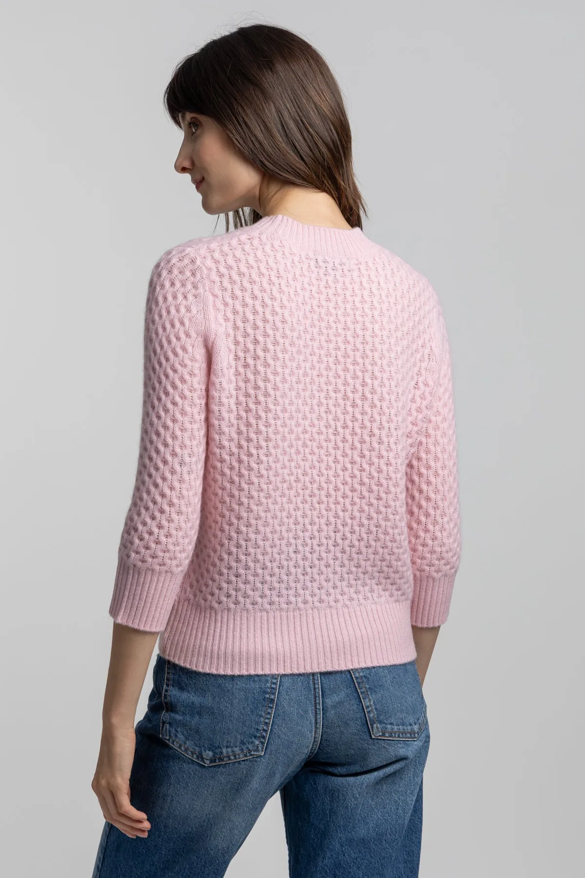 CASHMERE HONEYCOMB CREW
