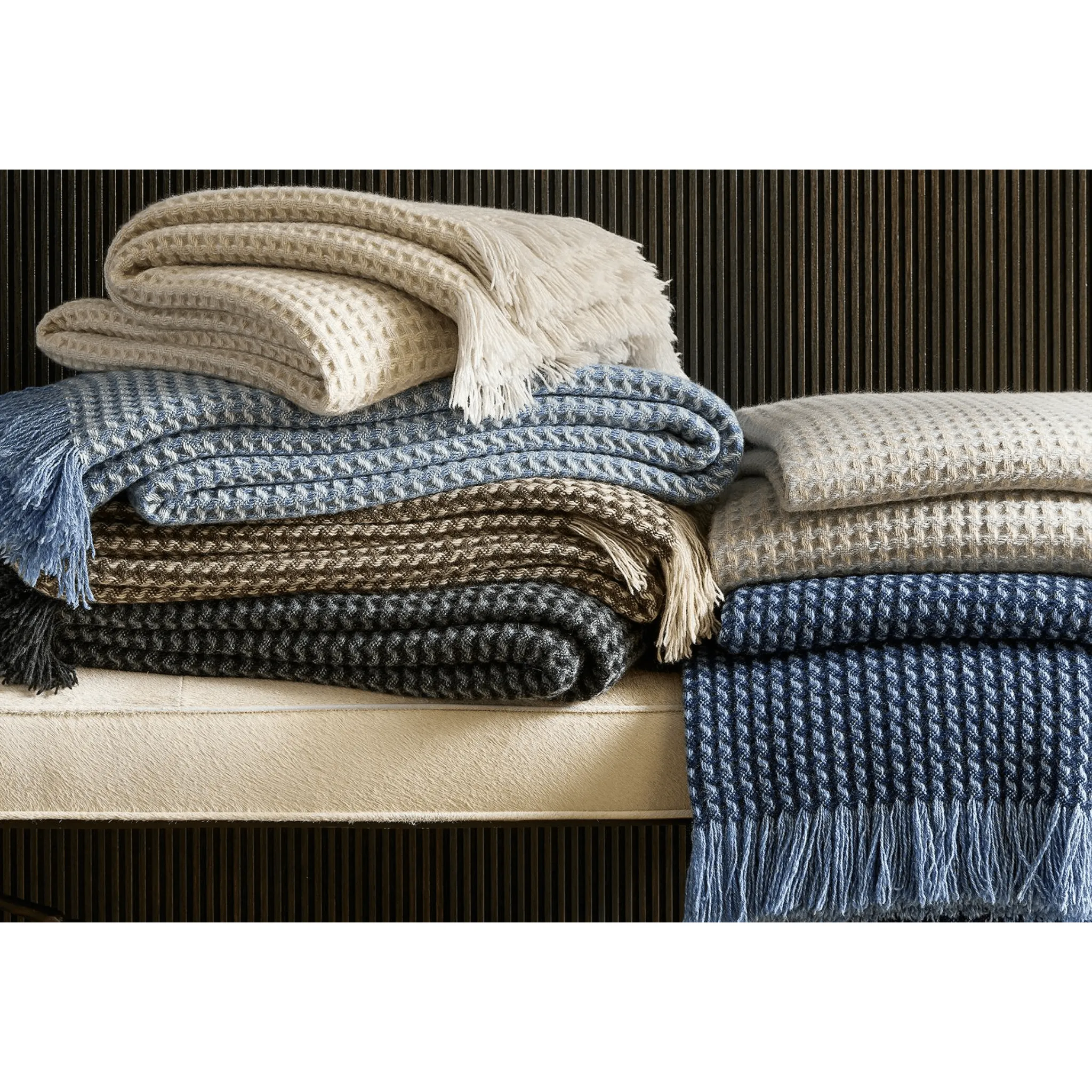 Cleo Throw - Marine Blue