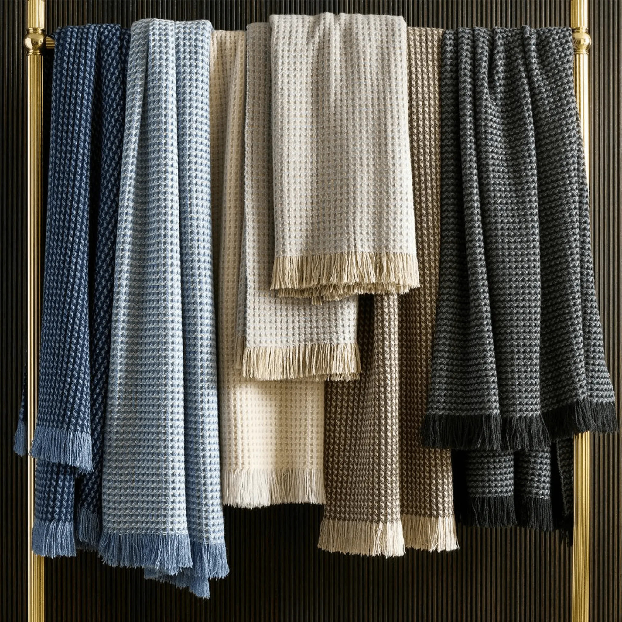 Cleo Throw - Marine Blue