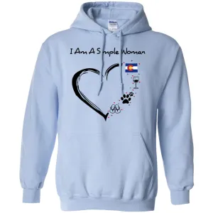 Colorado I Am A Simple Woman Hoodie