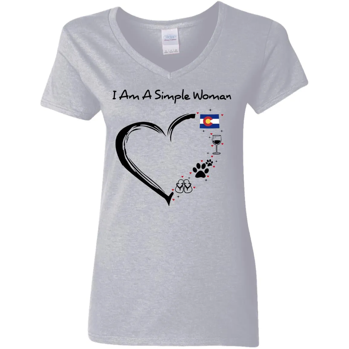 Colorado I Am A Simple Woman Hoodie