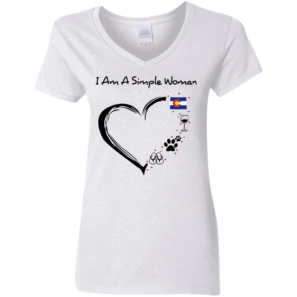 Colorado I Am A Simple Woman Hoodie
