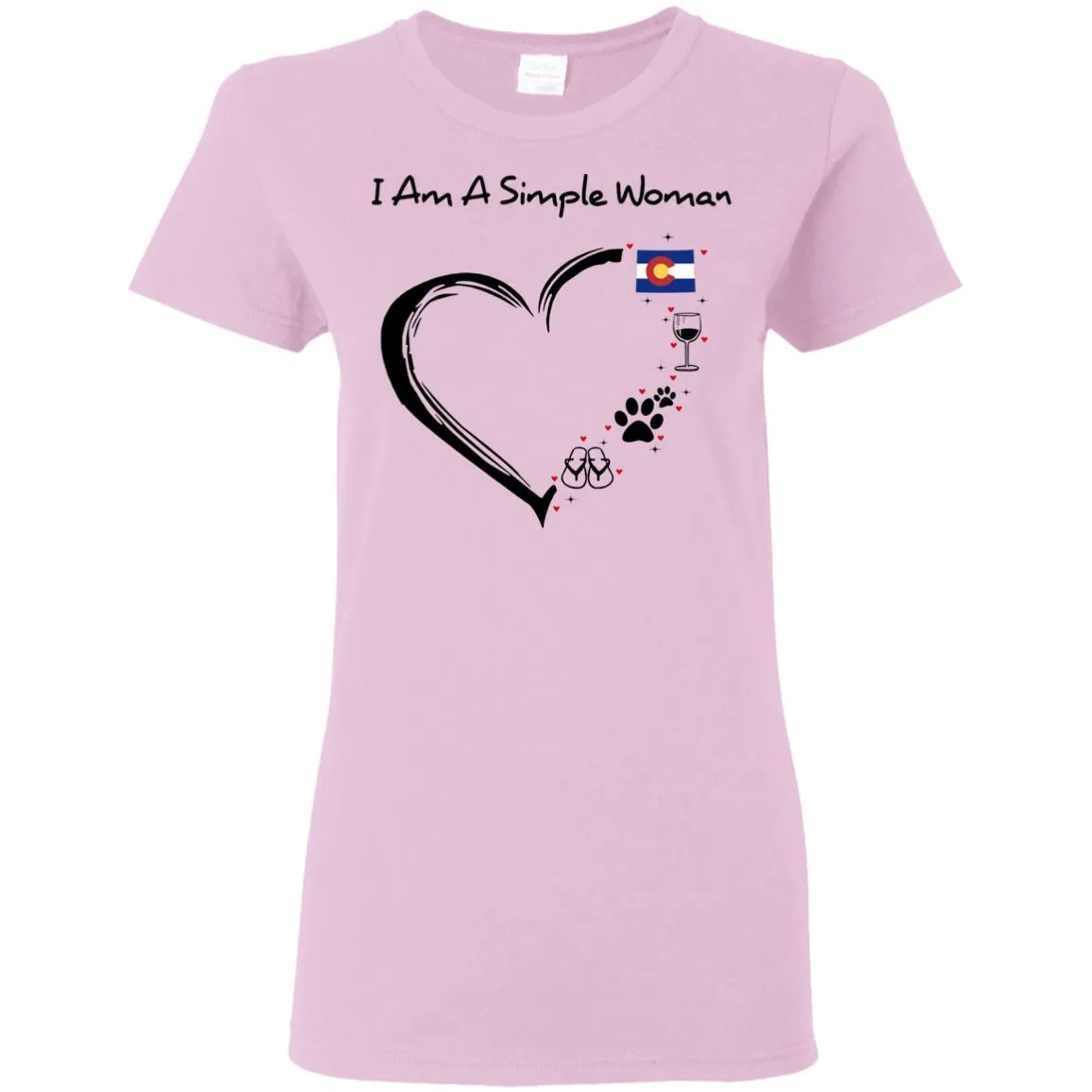Colorado I Am A Simple Woman Hoodie