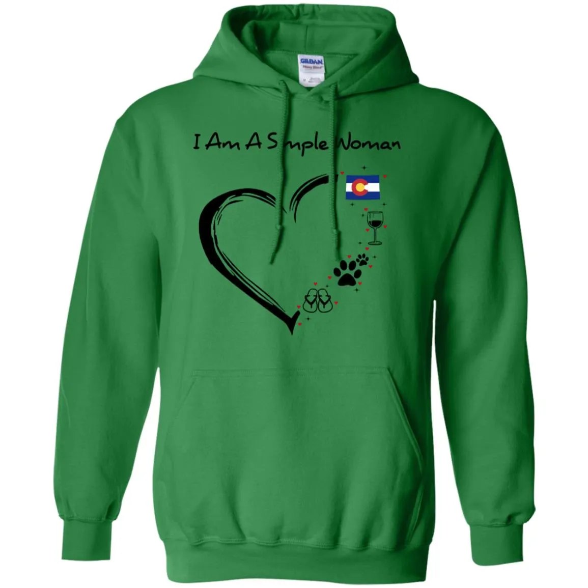 Colorado I Am A Simple Woman Hoodie
