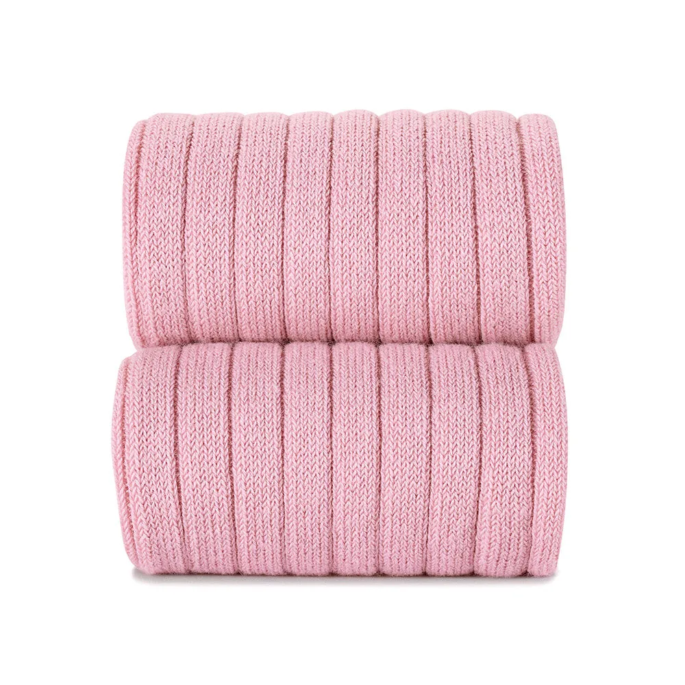 Condor dusky pink ribbed tights