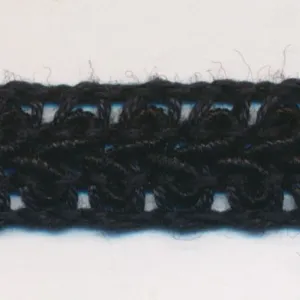 Cotton Lace Braid #50 Black