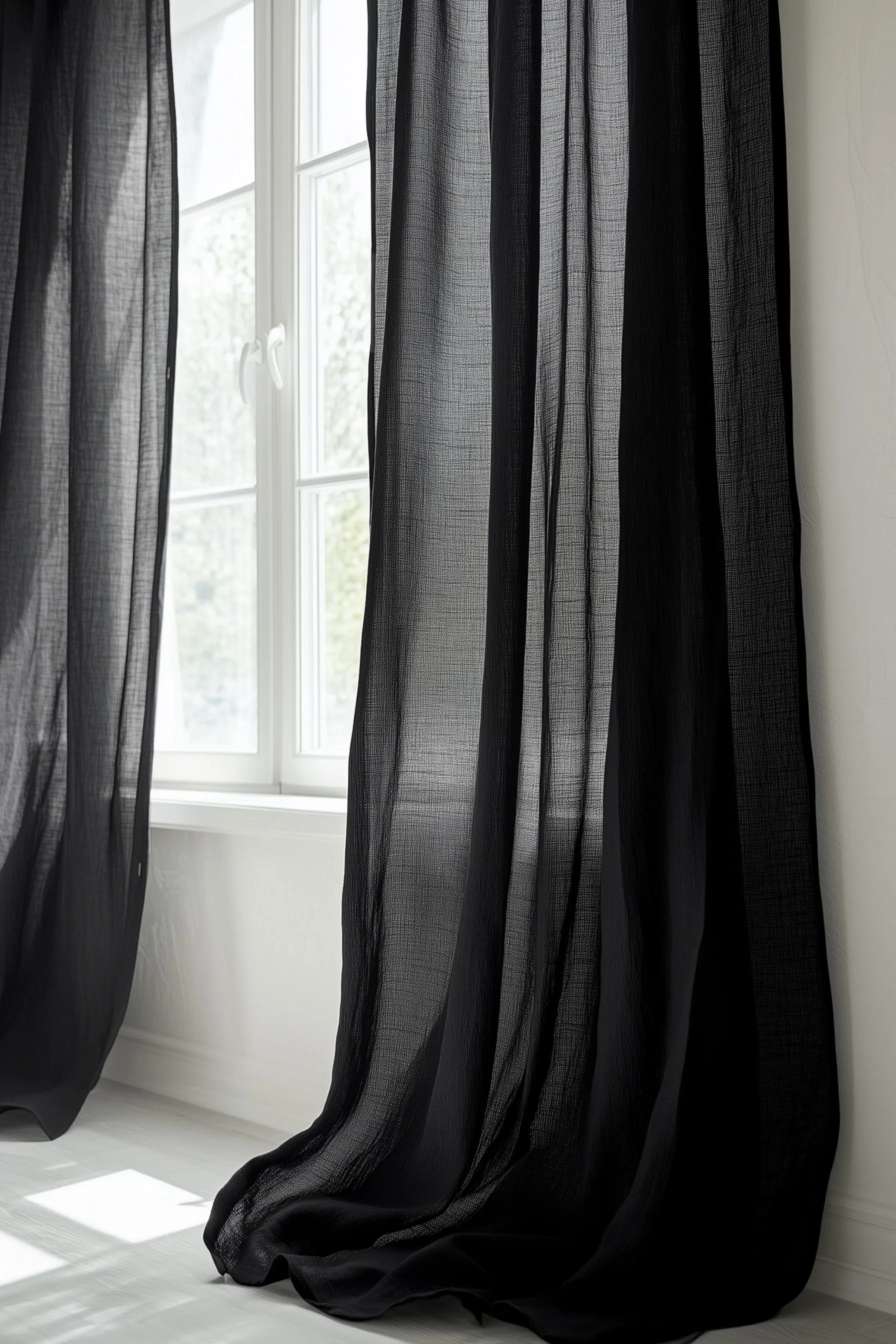 Curtain Set of 2 - Black