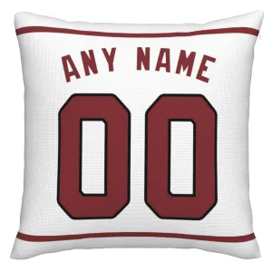 Custom A.Cardinals Pillow Decorative Throw Pillow Case - Print Personalized Football Team Fans Name & Number Birthday Gift Football Pillows