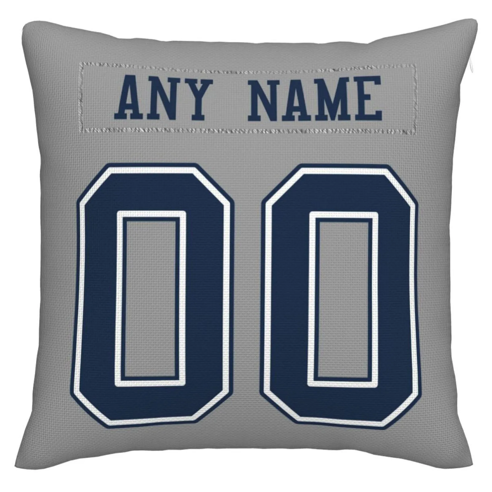 Custom D.Cowboys Pillow Decorative Throw Pillow Case - Print Personalized Football Team Fans Name & Number Birthday Gift Football Pillows