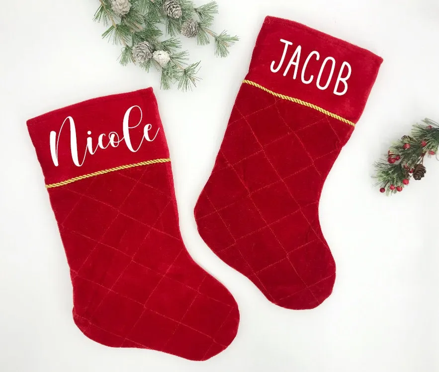 Custom Family Christmas Stockings