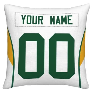 Custom GB.Packers Pillow Decorative Throw Pillow Case - Print Personalized Football Team Fans Name & Number Birthday Gift Football Pillows