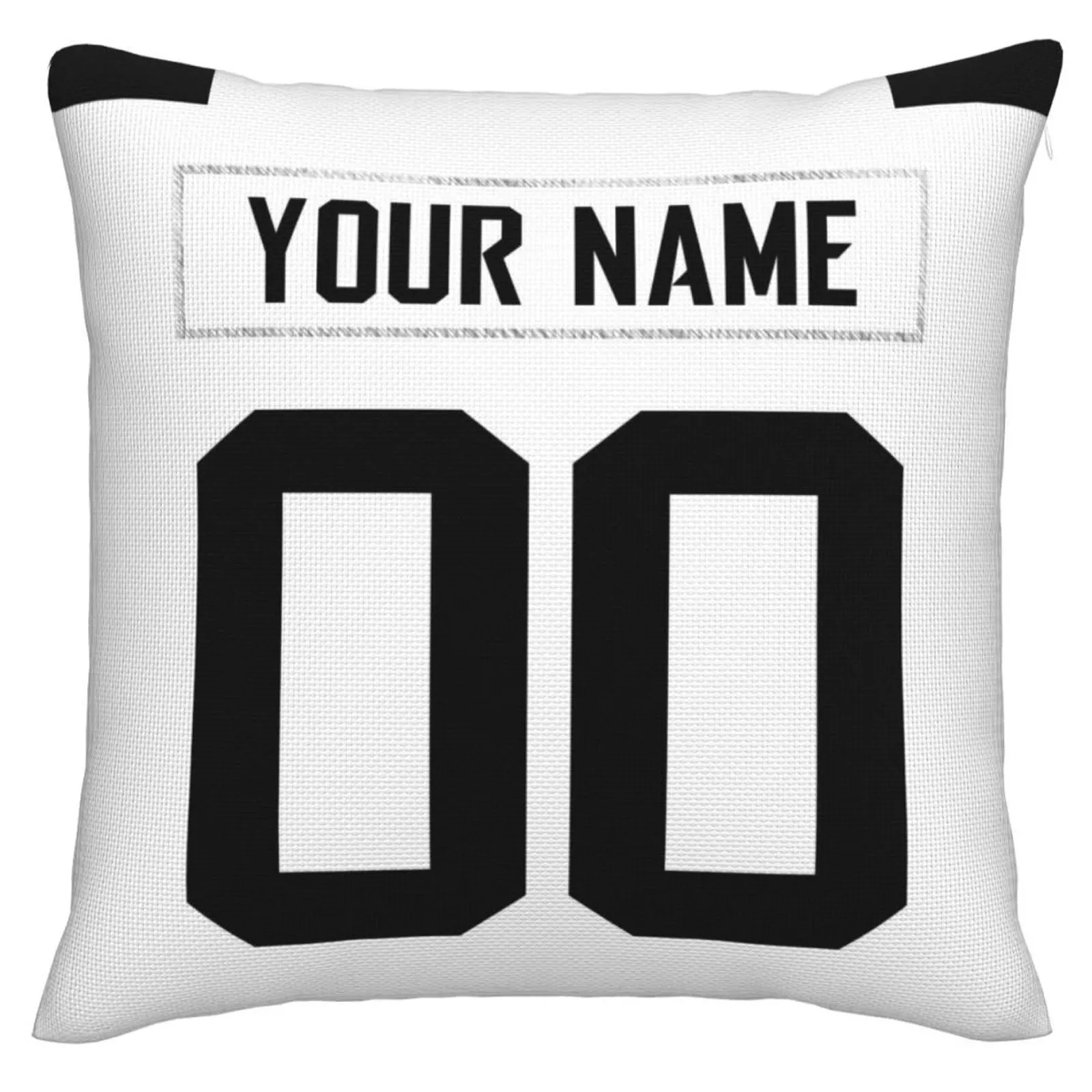 Custom J.Jaguars Pillow Decorative Throw Pillow Case - Print Personalized Football Team Fans Name & Number Birthday Gift Football Pillows