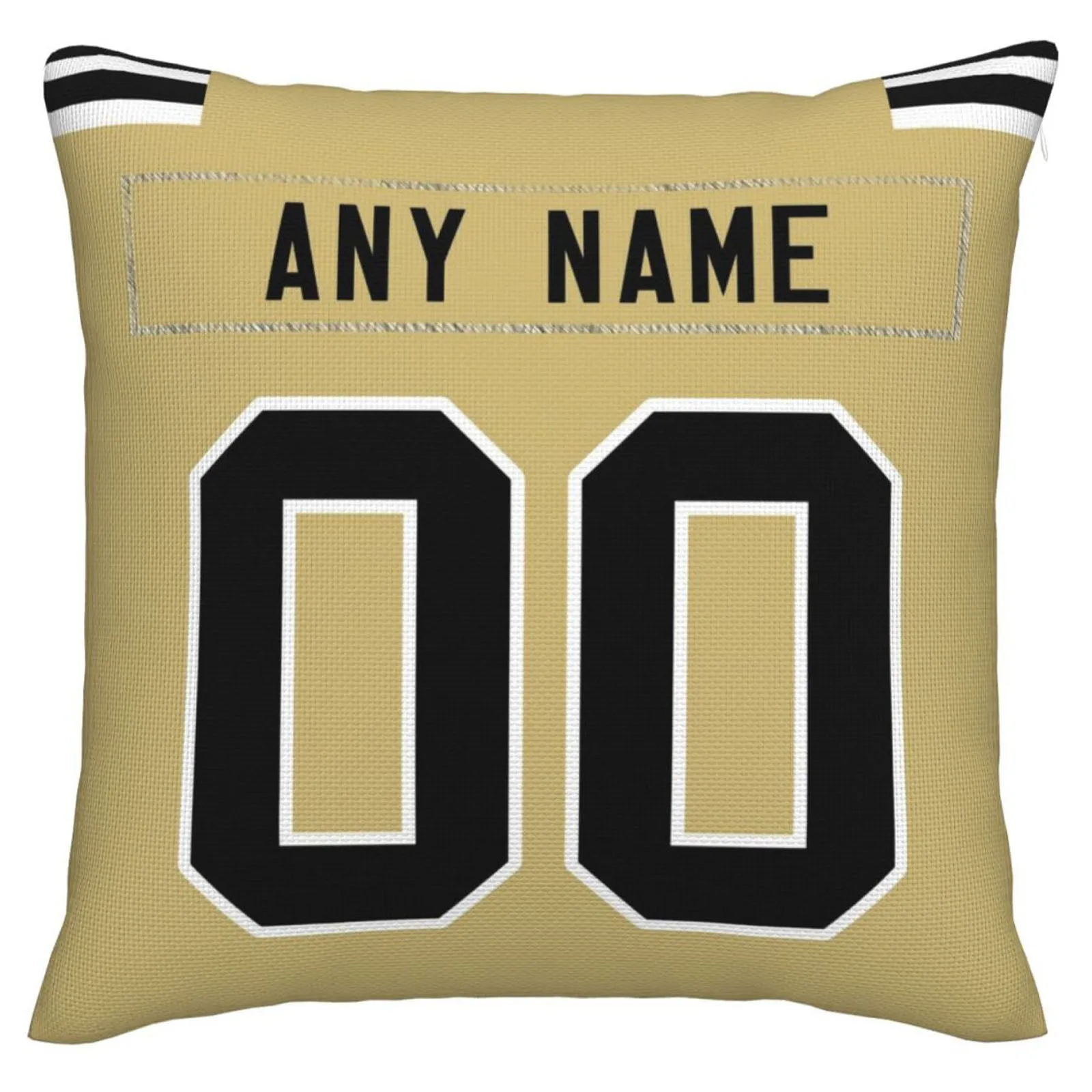 Custom NO.Saints Pillow Decorative Throw Pillow Case - Print Personalized Football Team Fans Name & Number Birthday Gift Football Pillows