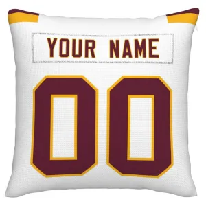 Custom W.Football Team Pillow Decorative Throw Pillow Case - Print Personalized Football Team Fans Name & Number Birthday Gift Football Pillows