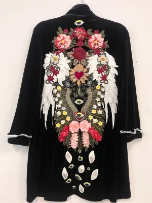 Dali Love Wings Velvet Blazer