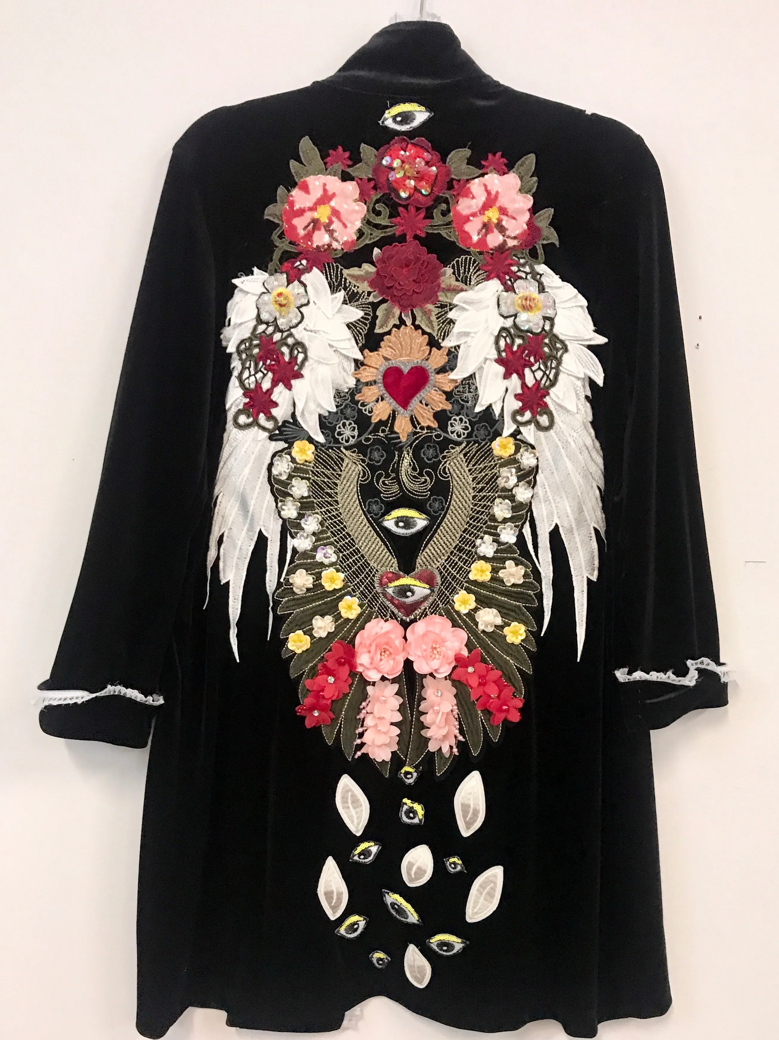 Dali Love Wings Velvet Blazer