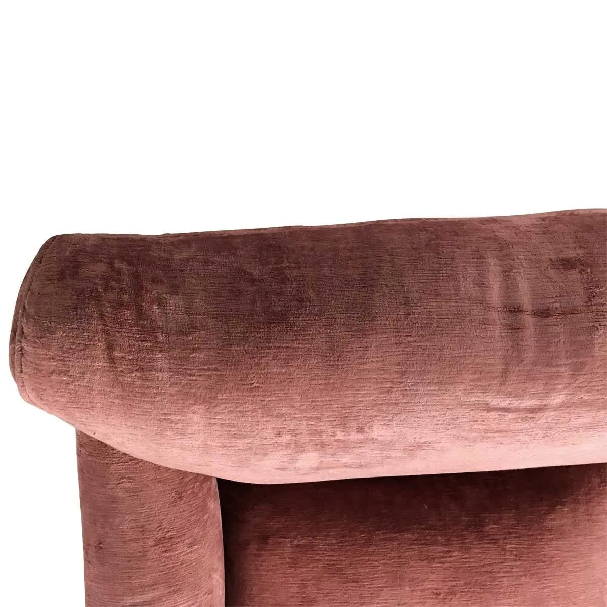 Danielle Rollins Custom Designed O' Henry House Linen Velvet Upholstered Loveseat with Bouillon Fringe