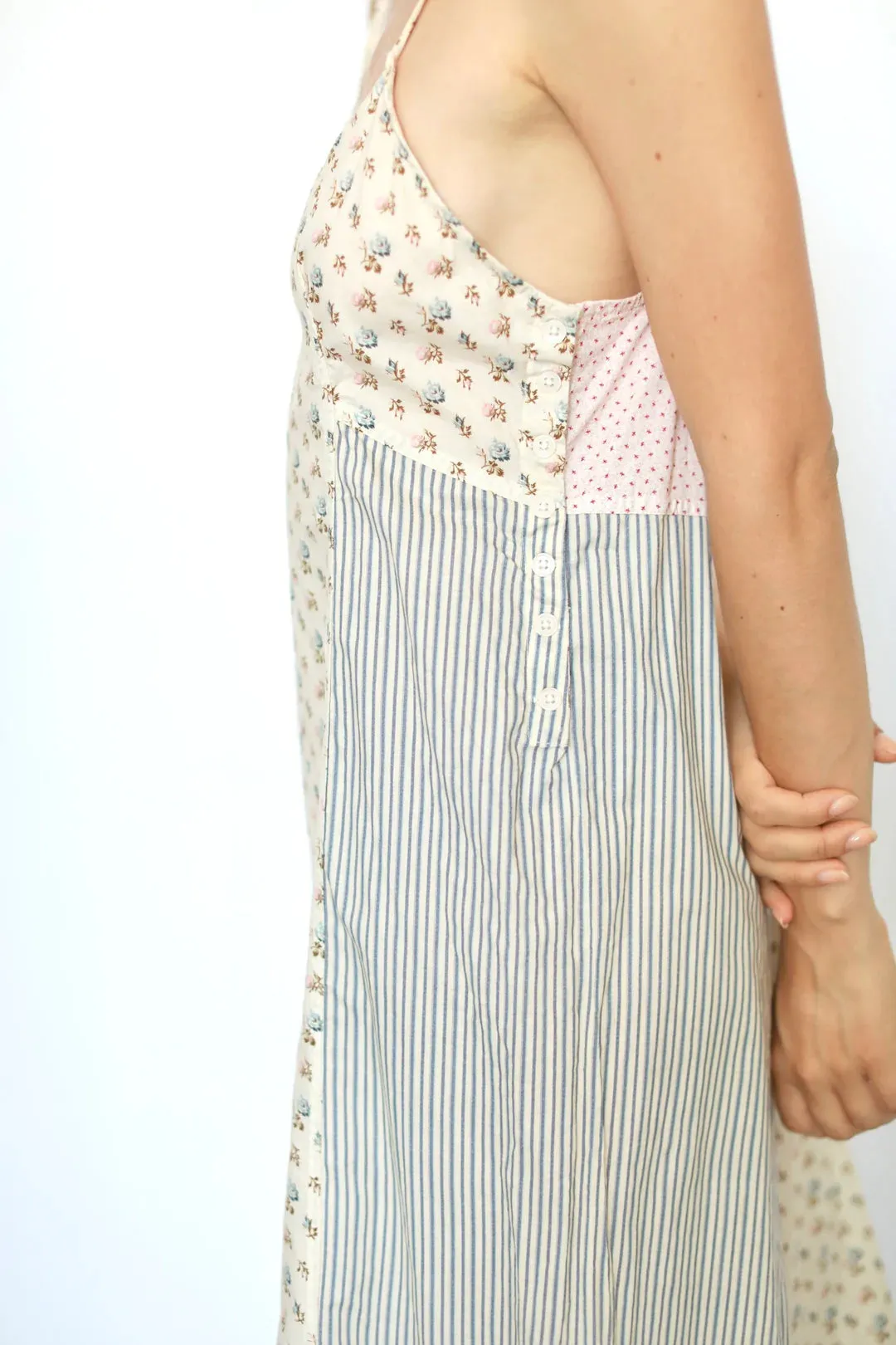 Domi - Cotton Slip w/buttons