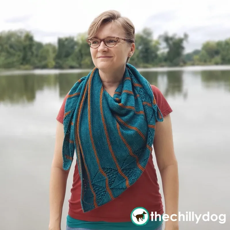Duck Pond Shawl: Knitting Pattern PDF