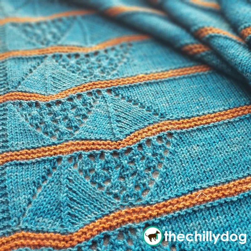 Duck Pond Shawl: Knitting Pattern PDF