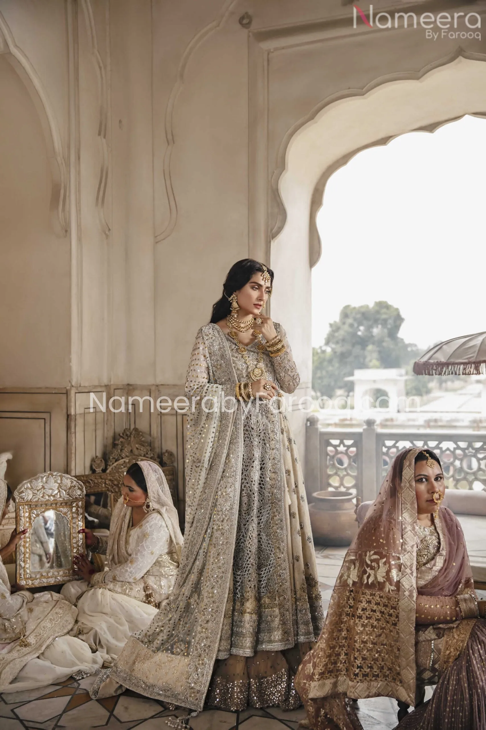 Embroidered Traditional Lehenga For Bride #BN851