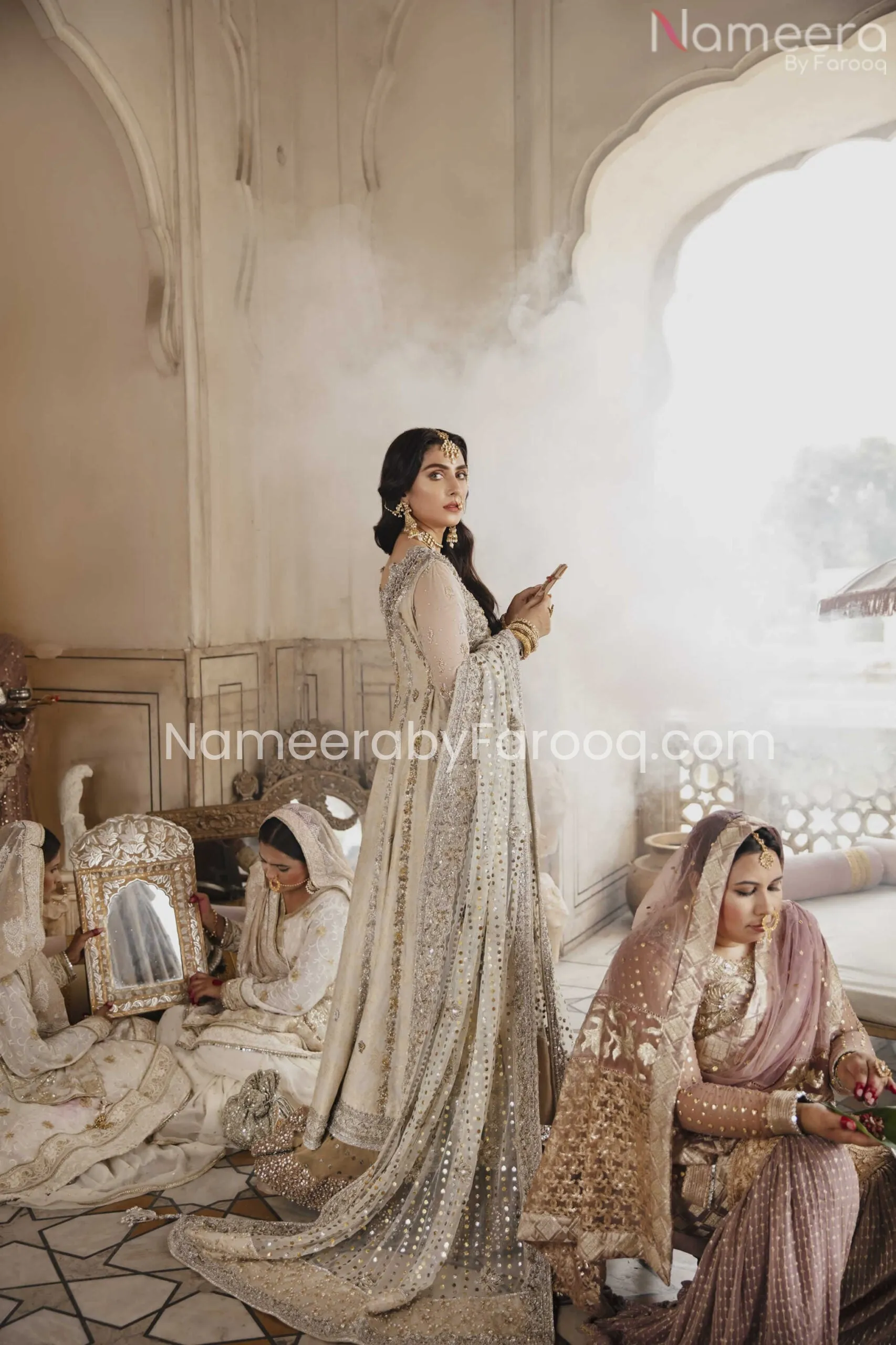 Embroidered Traditional Lehenga For Bride #BN851