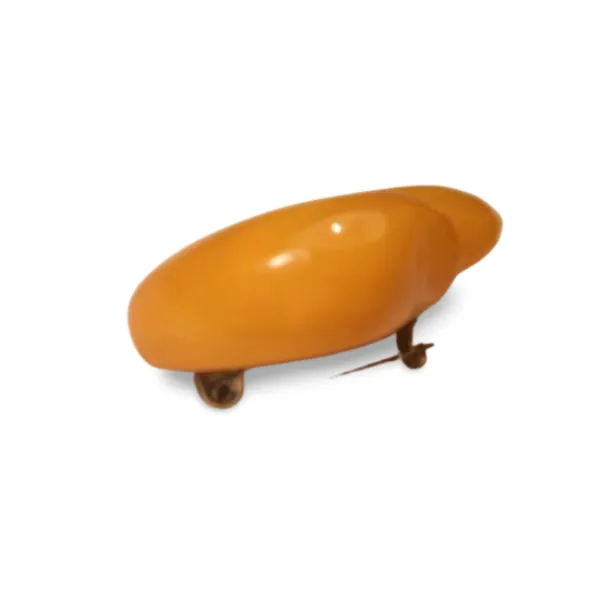 Fabulous Antique Hand Crafted Butterscotch Amber Brooch Pin Pendant