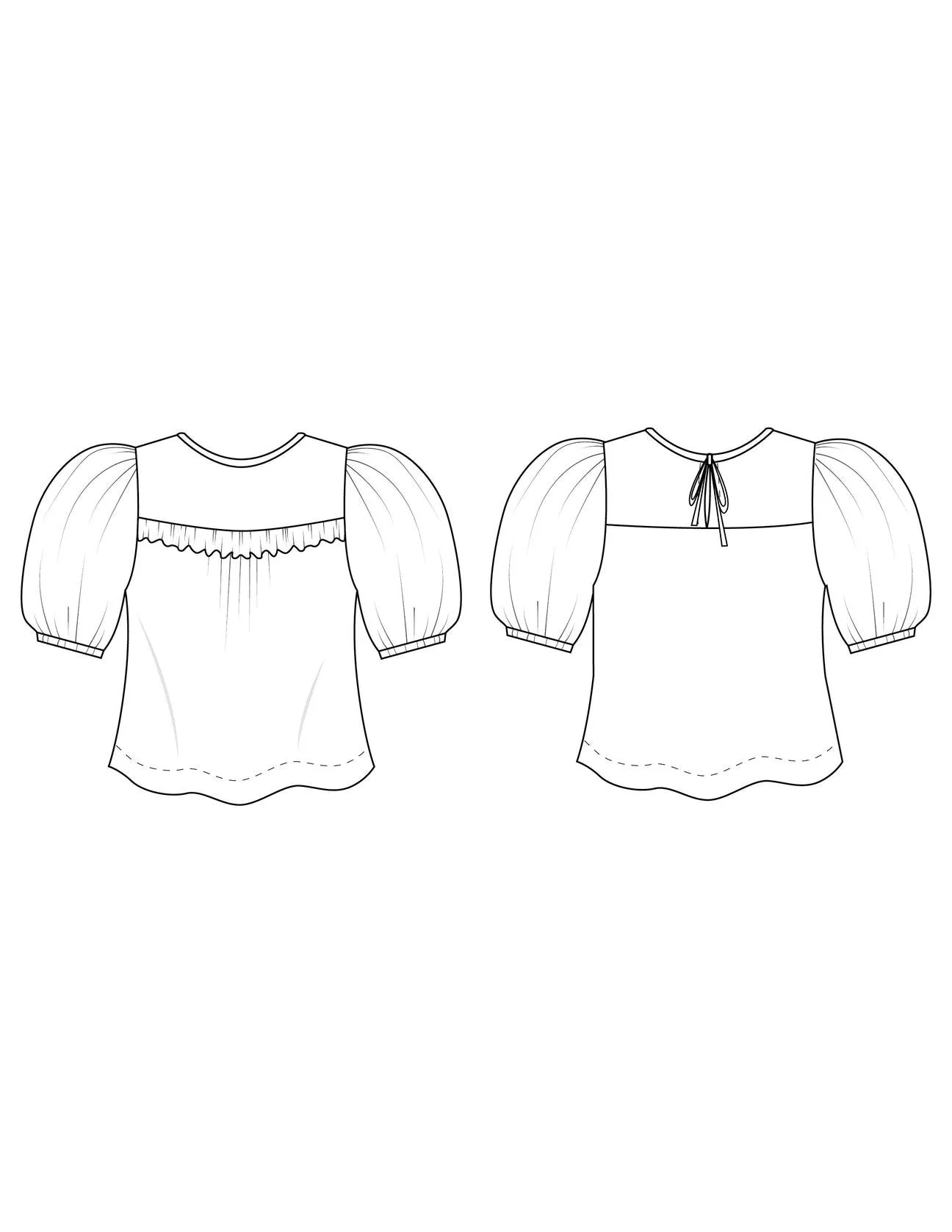 Friday Pattern Company - Sagebrush Top