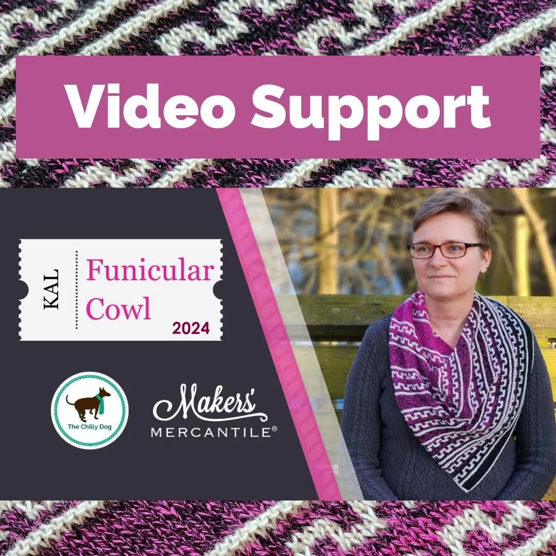 Funicular Cowl: Knitting Pattern PDF