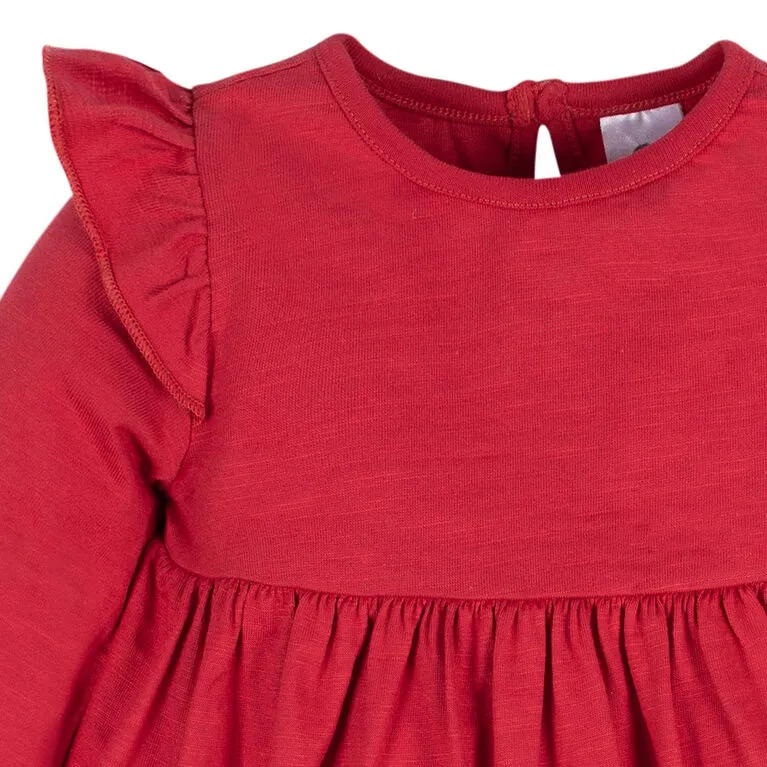 Gerber Childrenswear - Babydoll Dress - Red