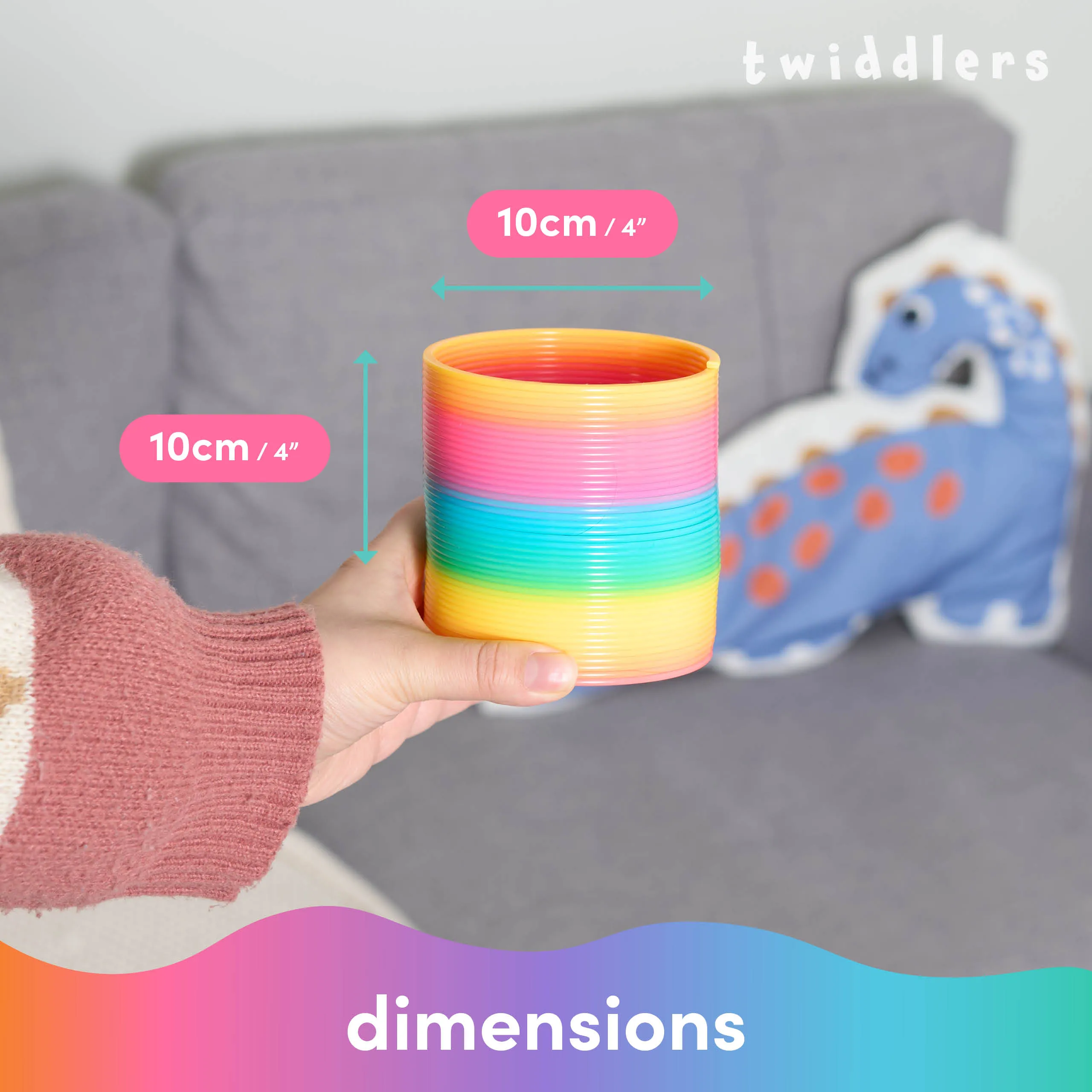 Giant Rainbow Spring Toys
