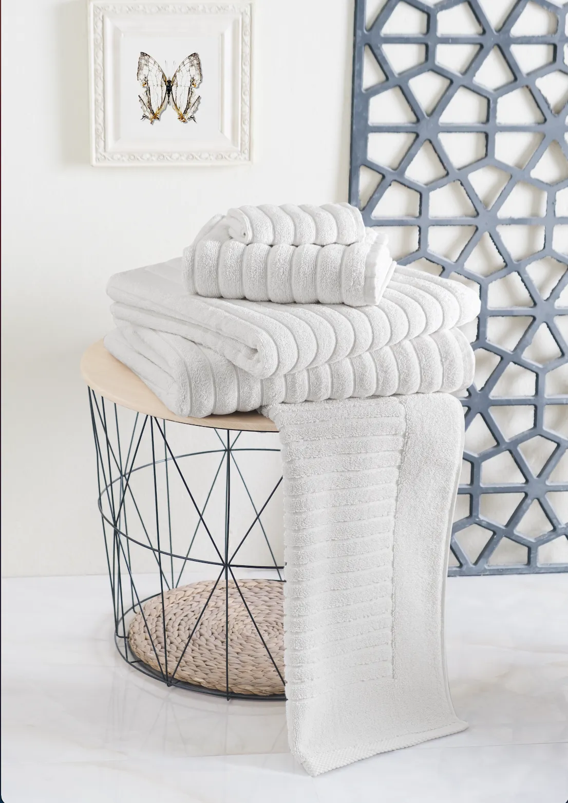 Henley Supreme Cotton Towel - Pearl White