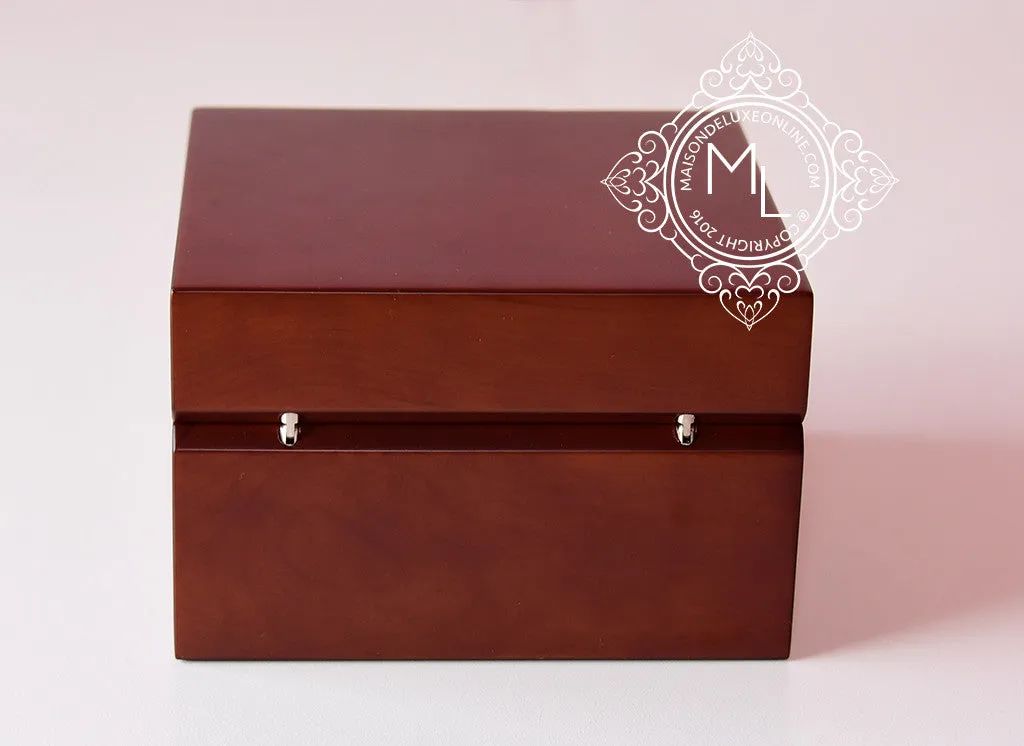 Hermes Diamond Slim d'Hermès Purple Crocodile Watch MM