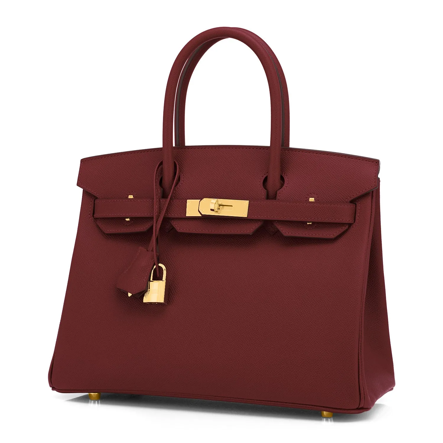 Hermes Rouge H 30cm Birkin Epsom Gold Hardware
