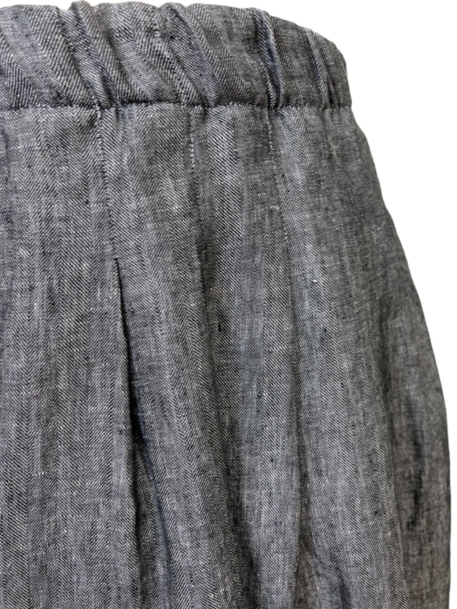 Herringbone Linen Skirt