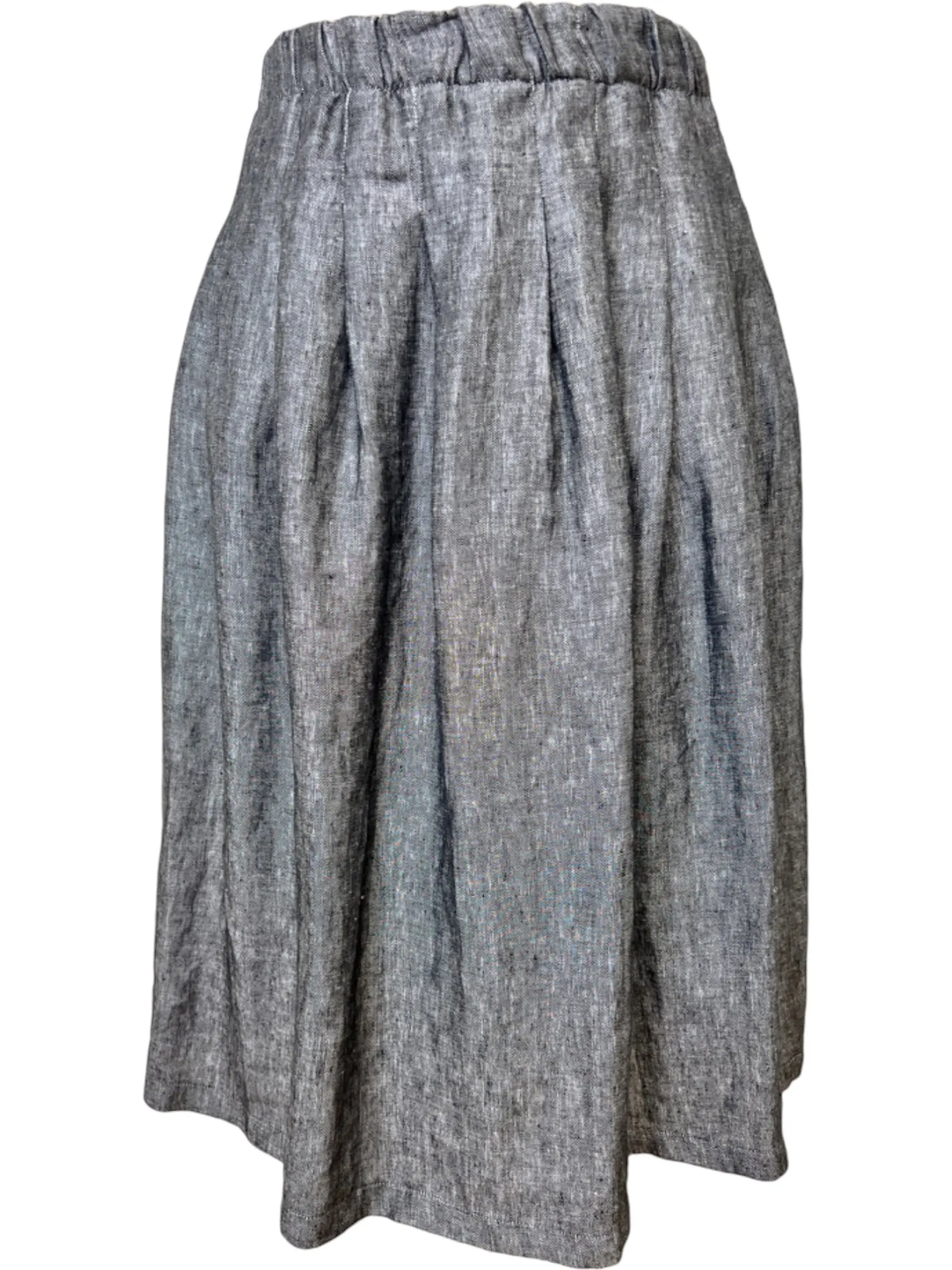 Herringbone Linen Skirt