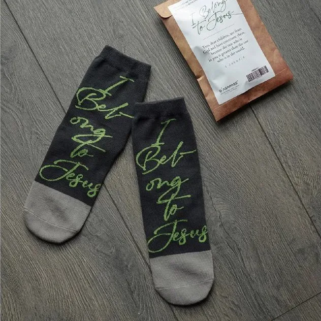 I Belong to Jesus {Socks}