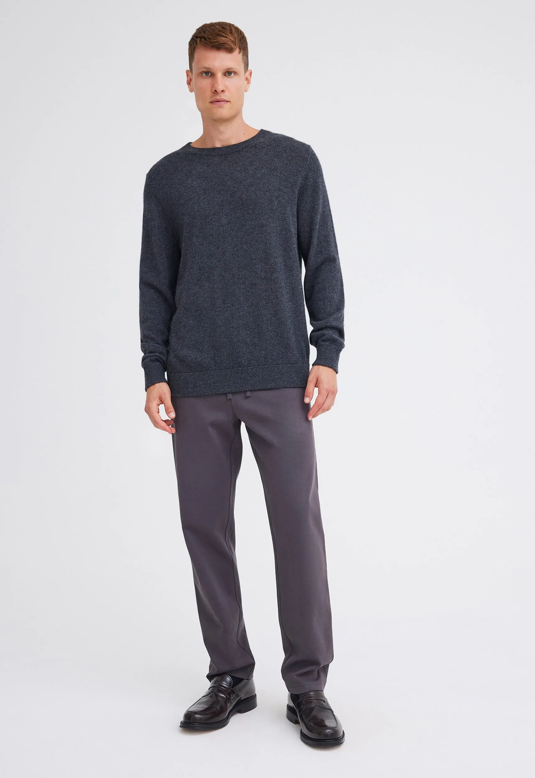 Iri Italian Cotton Pant - Steelo Grey