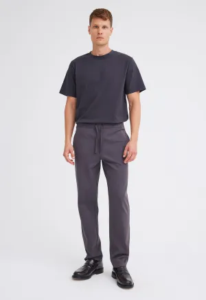 Iri Italian Cotton Pant - Steelo Grey