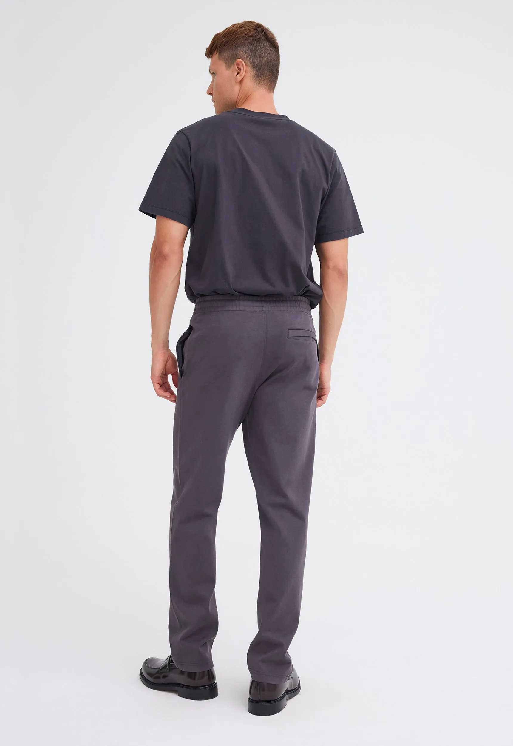 Iri Italian Cotton Pant - Steelo Grey