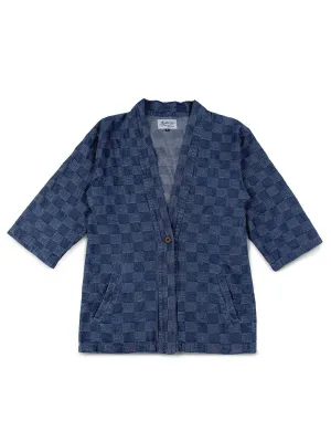 Jackhammer Denim Noragi Checkered Navy