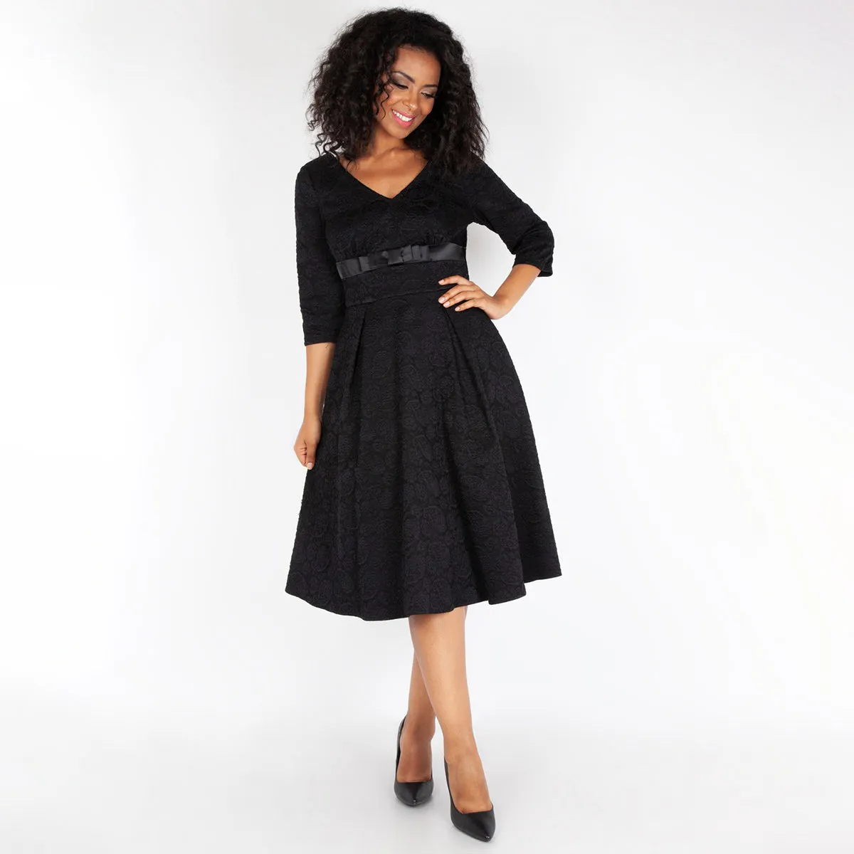 Jane Black Paisley Midi Flare Dress