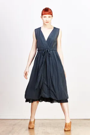 Julia Dress Cotton/Silk - Ink