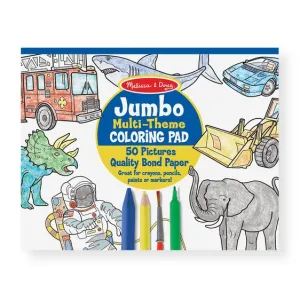JUMBO COLORING PAD - MULTI THEME