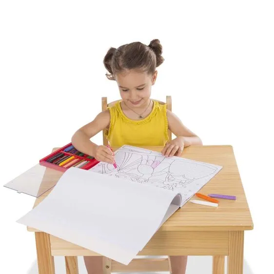 JUMBO COLORING PAD - PRINCESS & FAIRY