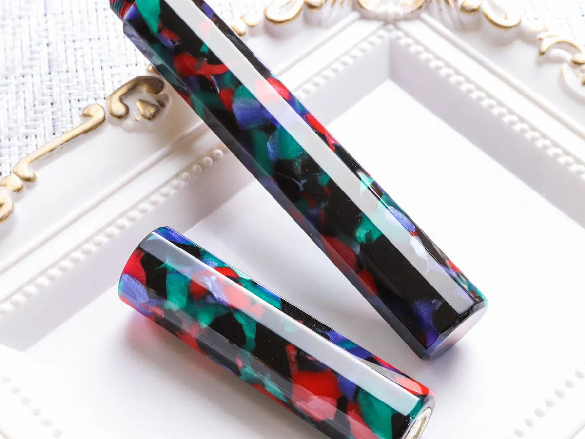 KALEIDO Fountain Pen - Black (Yomatsuri)