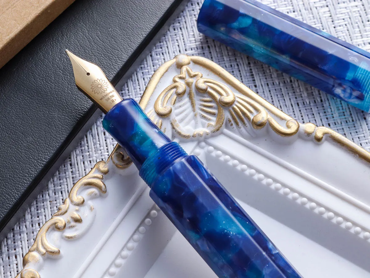 KALEIDO Fountain Pen - Deep Blue (Kaiha)
