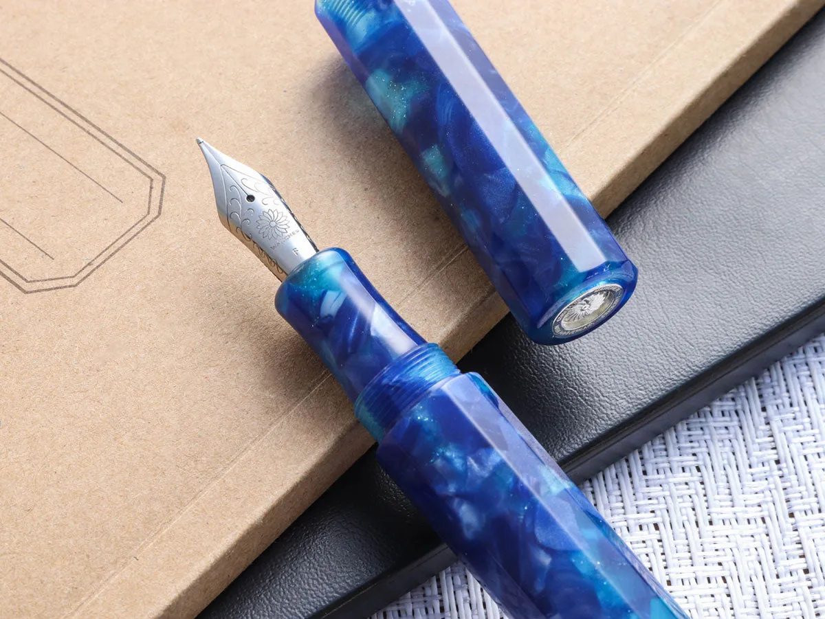 KALEIDO Fountain Pen - Deep Blue (Kaiha)